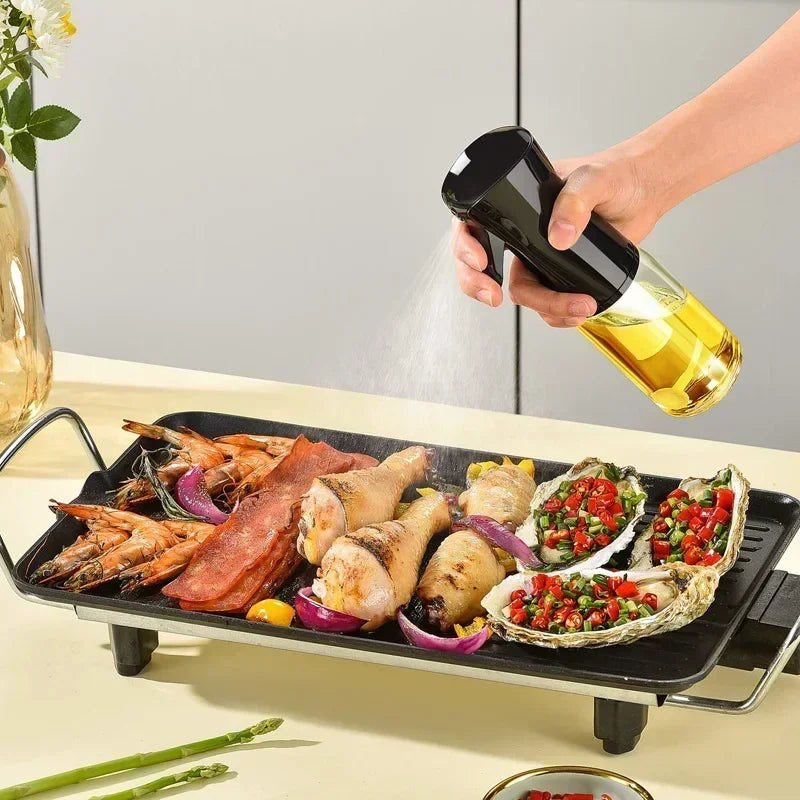 1/2/4PCS Oil Spray Bottle Olive Oil Dispenser Camping Baking Empty Vinegar Soy Sauce Sprayer Oil Pot DIY Seasoning Tools