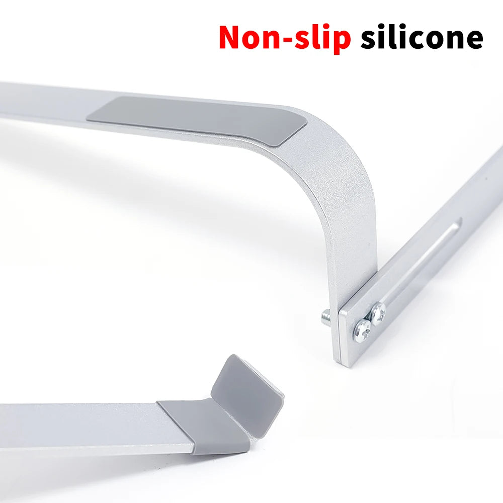 Aluminum Alloy Laptop Stand Support Base Notebook Holder for Macbook Pro 13 15 Lapdesk PC Computer Holder Cooling Pad Riser