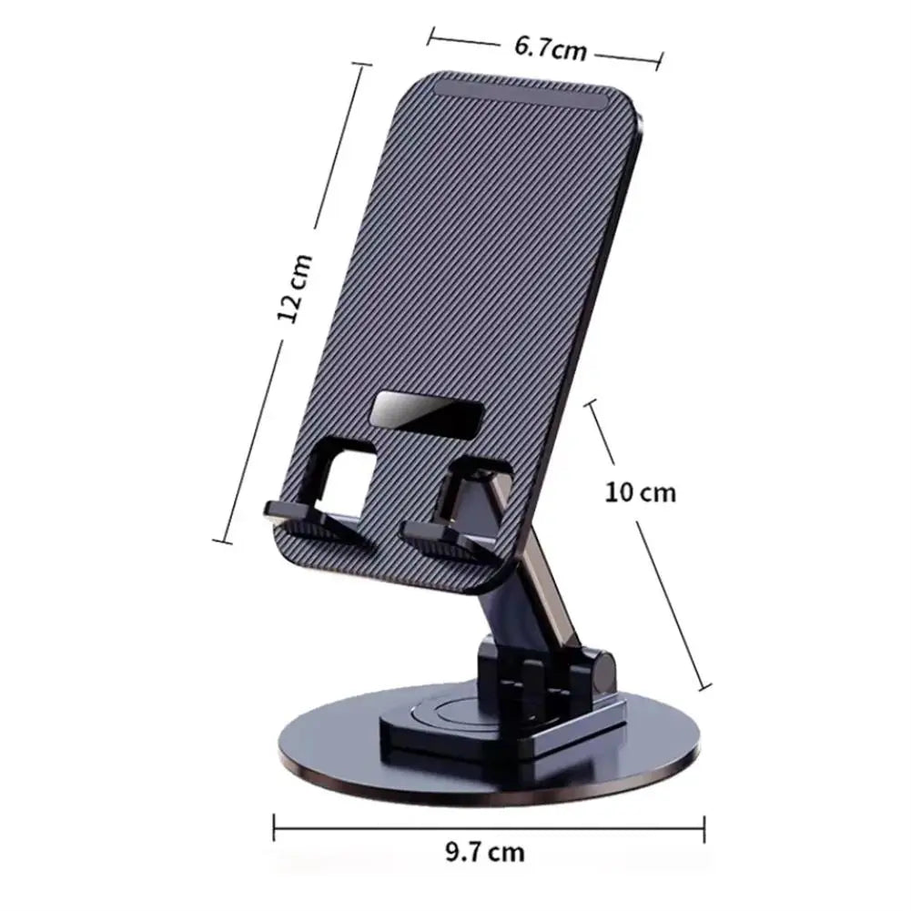 360 Adjustable Cell Phone Stand Angle Height Adjustable Holder Sturdy Phone Stand For Desk Compatible For Mobile Phones