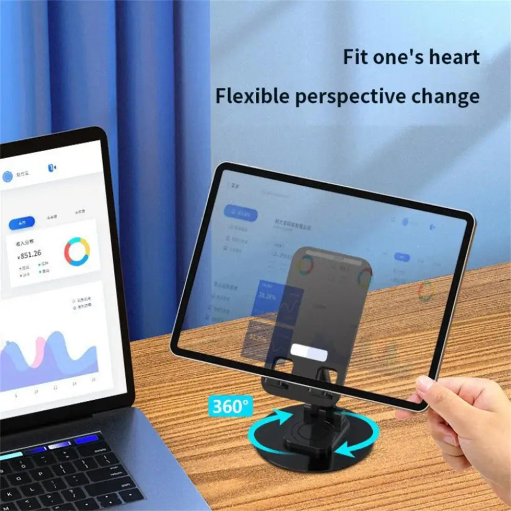 360 Adjustable Cell Phone Stand Angle Height Adjustable Holder Sturdy Phone Stand For Desk Compatible For Mobile Phones