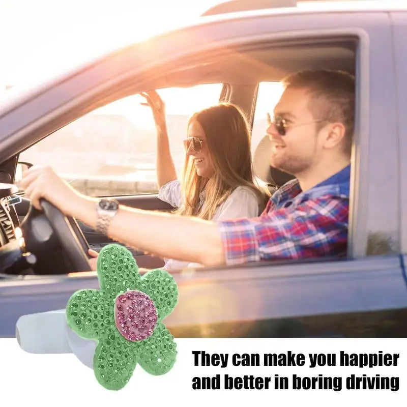Car Vent Clip Air Freshener Daisy Shaped Air Diffuser Clip For Air Conditioning Outlet Car Air Freshening Diffuser Cute And