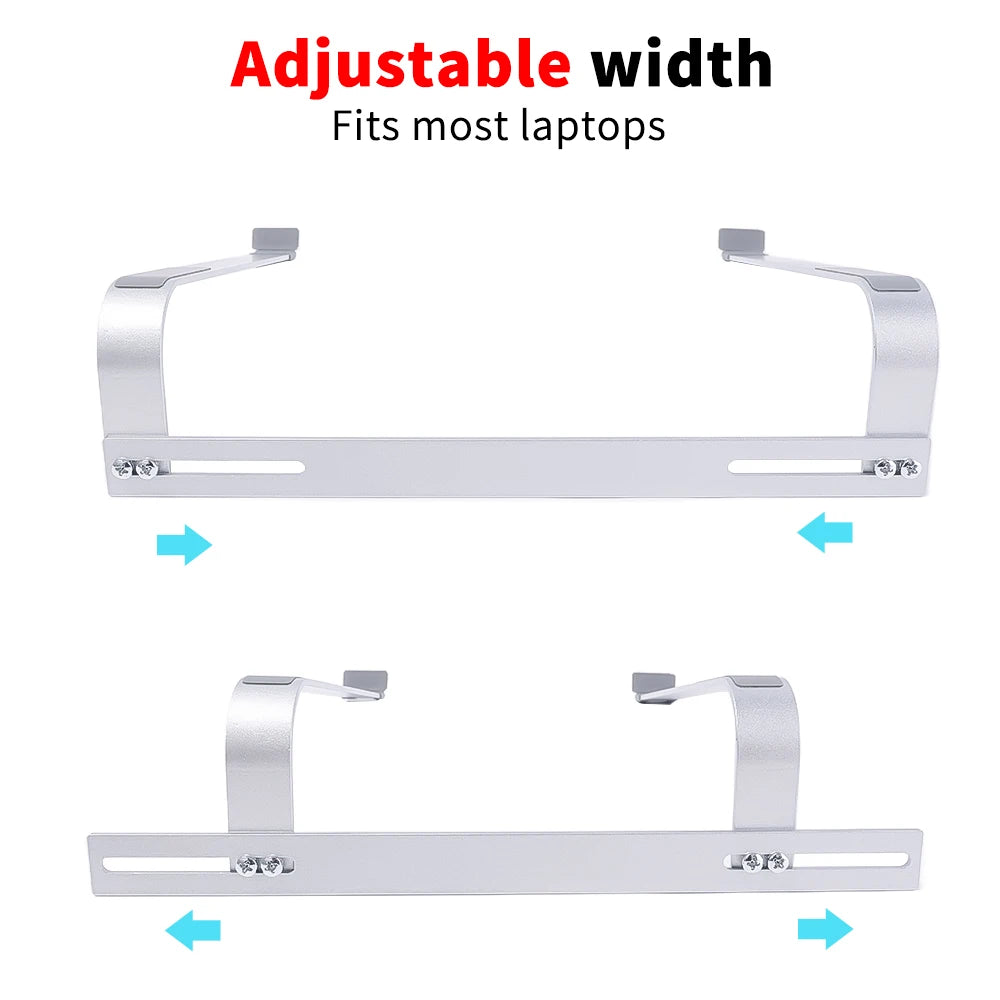 Aluminum Alloy Laptop Stand Support Base Notebook Holder for Macbook Pro 13 15 Lapdesk PC Computer Holder Cooling Pad Riser