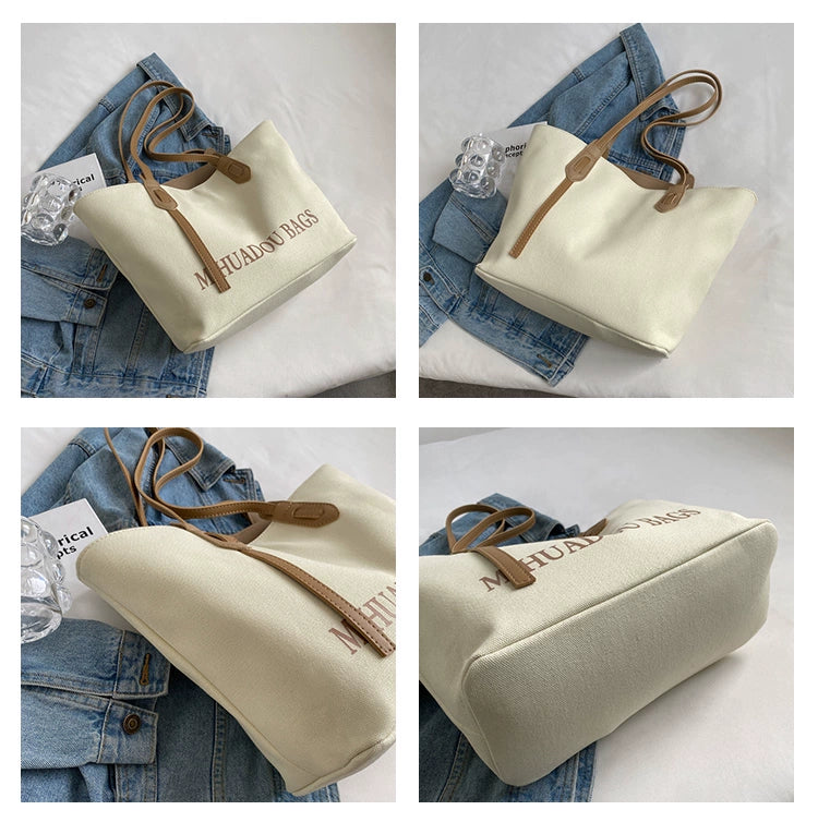 Bag Female Casual College Students Class Canvas Bag