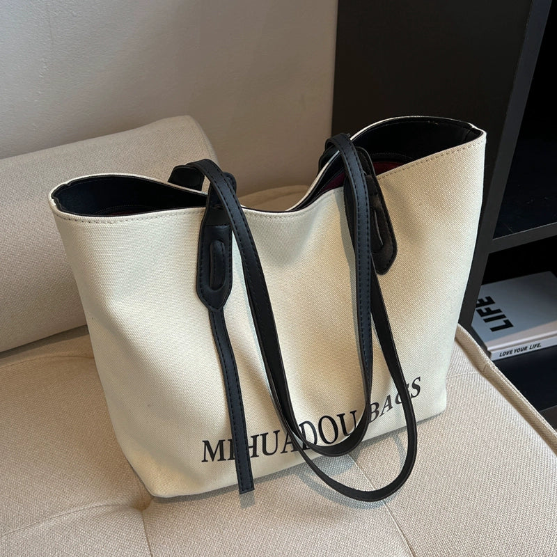 Bag Female Casual College Students Class Canvas Bag