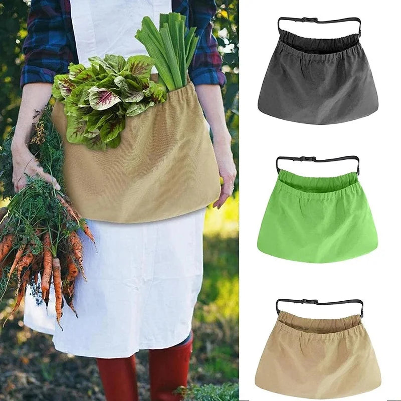 Original Harvesting Gardening Weeding Apron Gather Vegetables, Fruits, Herbs, Berries, Foraging, Farmers Market, Eggs, Harvest