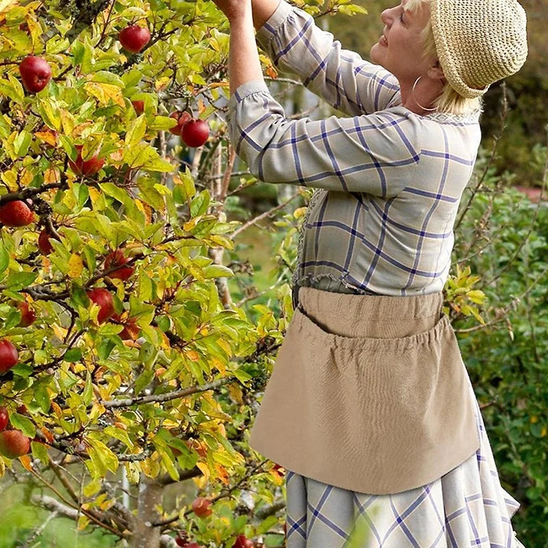 Original Harvesting Gardening Weeding Apron Gather Vegetables, Fruits, Herbs, Berries, Foraging, Farmers Market, Eggs, Harvest