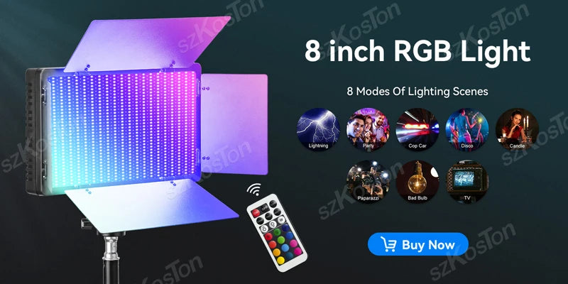 LED Video Lights Makeup Fill Lighting Photographic Photo Studio Lamp For Youbute Live Streaming Tiktok Optional Tripod Stand