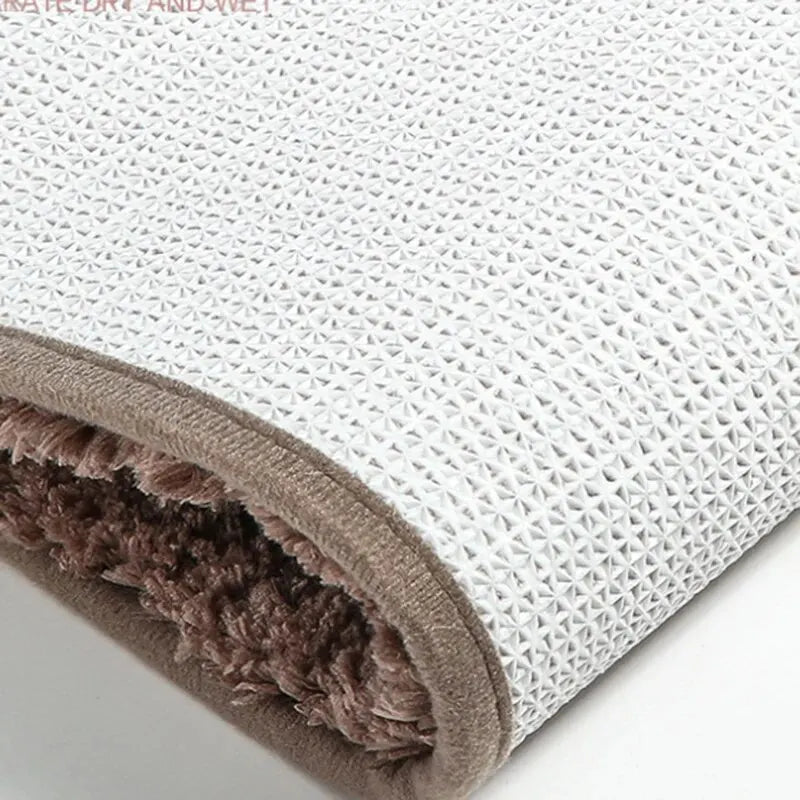 Soft Bathroom Carpet Non Slip Floor Mat Super Comfortable Absorbent Ultra-fine Fiber Foot Mat Suitable for Bathroom Living Room