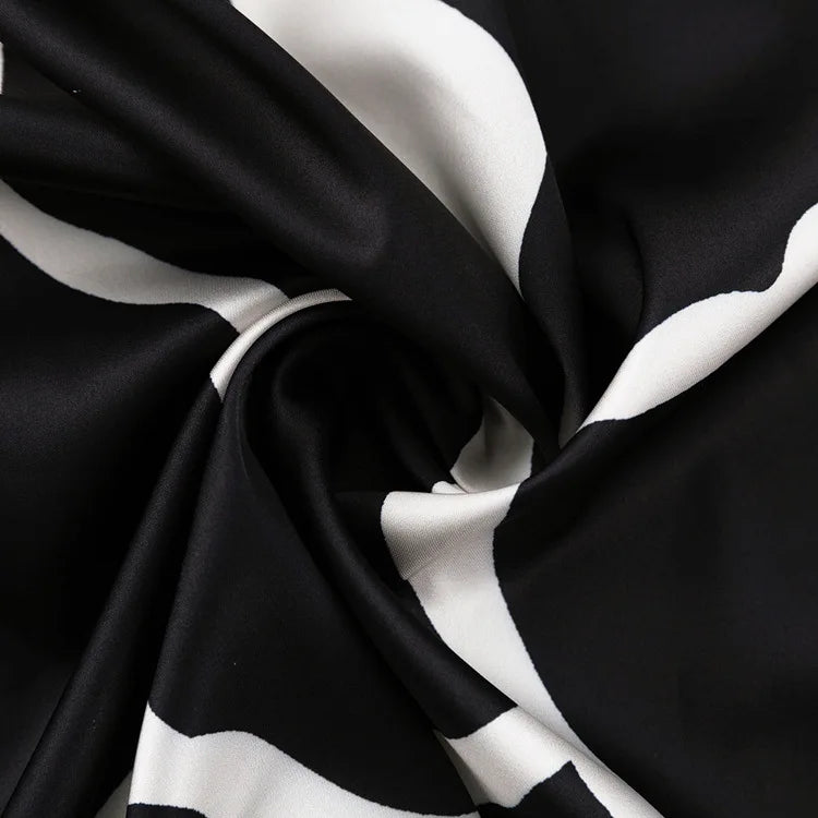 Print Long Lace-up Maxi Dress Spring Summer Nightgown Long Sleeve Kimono For Women Bathrobe Gown Sexy Home Robe Loungewear 2023