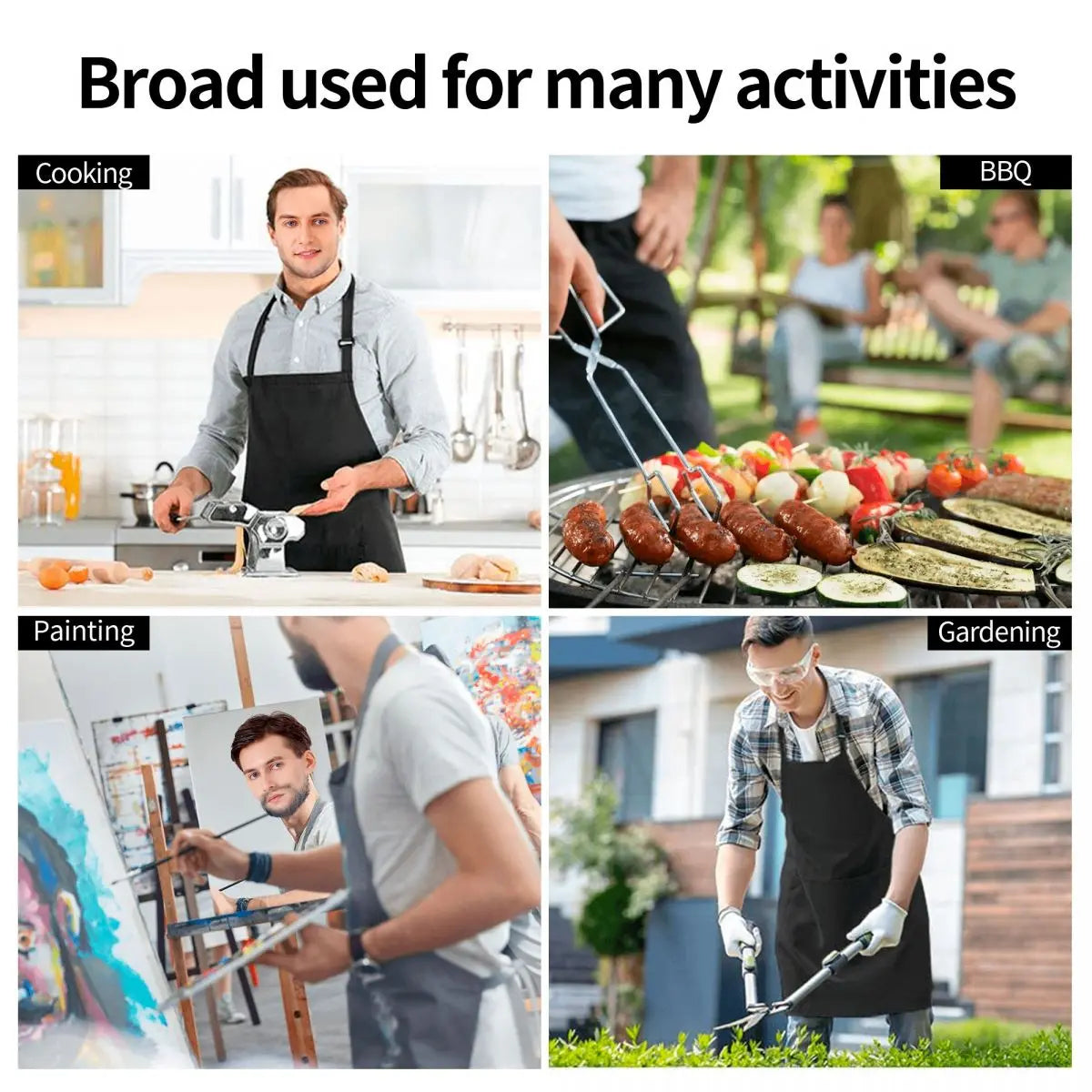 Unisex Sicilian Summer Fruit Lemon Citrus Tiles Kitchen Chef Cooking Baking Apron Men Women Tablier Cuisine for Painting