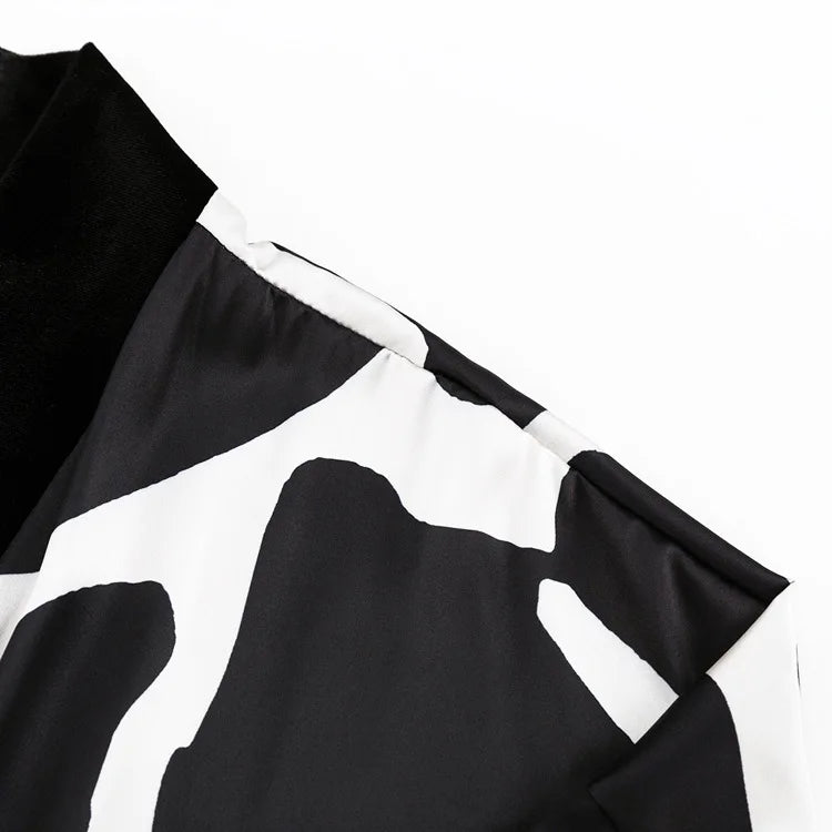 Print Long Lace-up Maxi Dress Spring Summer Nightgown Long Sleeve Kimono For Women Bathrobe Gown Sexy Home Robe Loungewear 2023