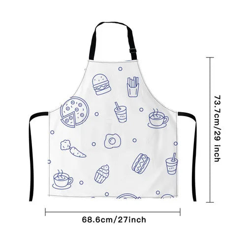 Sexy Anime Bikini Body Cover Up T-Shirt Dress Apron Custom Apron Garden Kitchen Customized Unisex Adult Apron