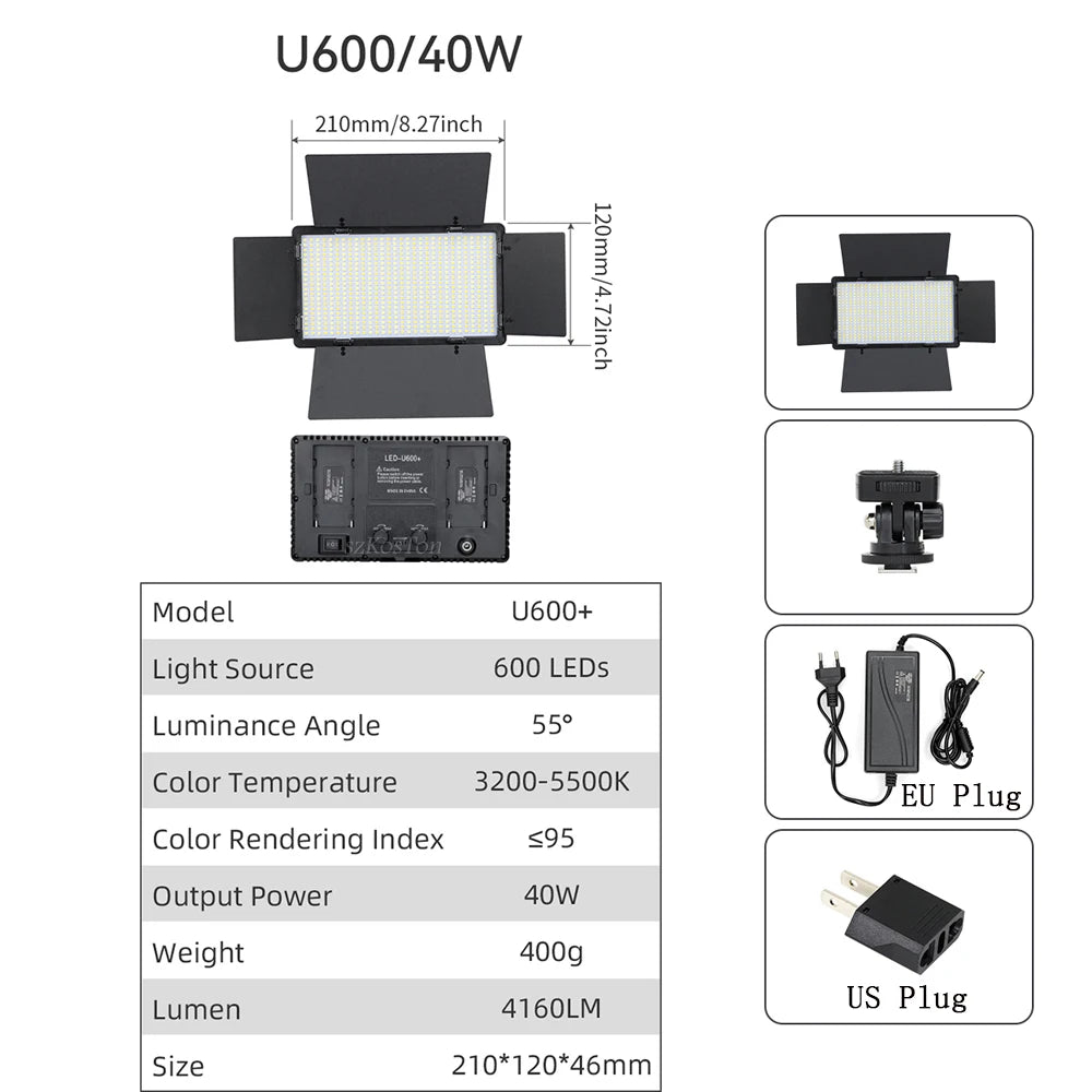 LED Video Lights Makeup Fill Lighting Photographic Photo Studio Lamp For Youbute Live Streaming Tiktok Optional Tripod Stand