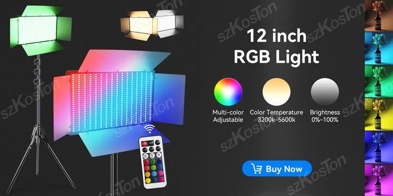 LED Video Lights Makeup Fill Lighting Photographic Photo Studio Lamp For Youbute Live Streaming Tiktok Optional Tripod Stand