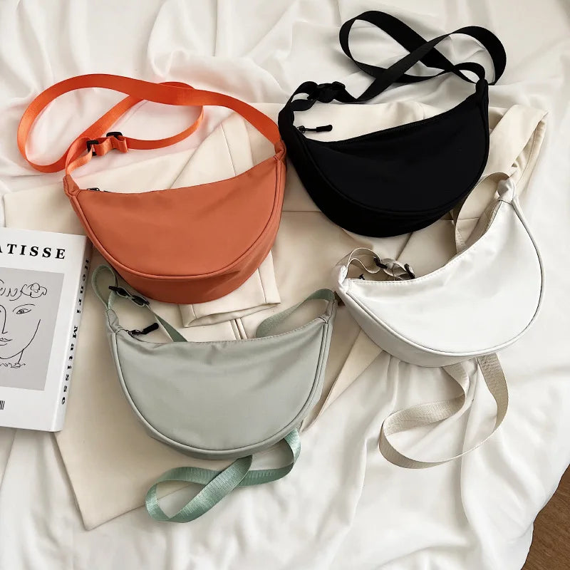 Capacyness body cross-sling bag, large fanny pack chest bag, sports men and women cycling large belt bag, dumplings bag