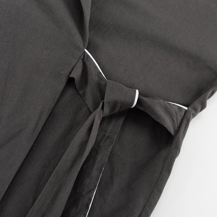 Print Long Lace-up Maxi Dress Spring Summer Nightgown Long Sleeve Kimono For Women Bathrobe Gown Sexy Home Robe Loungewear 2023