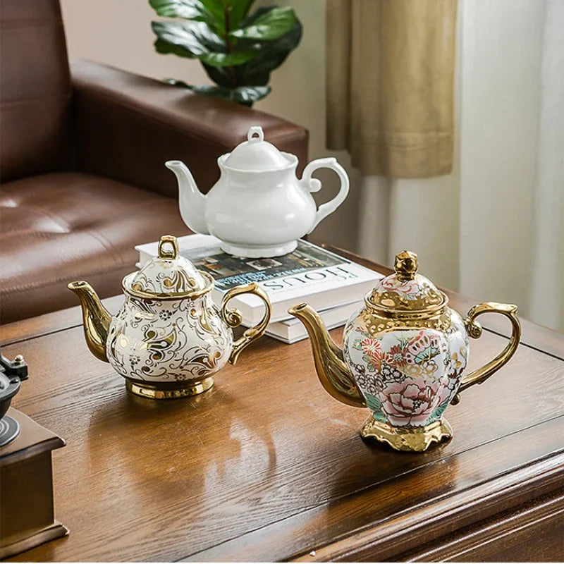 Nordic Elegance Ceramics Water Jug: High-Temperature Fired Pitcher, Sleek Spout Bottle, Delicate Handle Carafe, Premium Jug