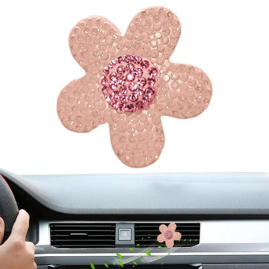 Car Vent Clip Air Freshener Daisy Shaped Air Diffuser Clip For Air Conditioning Outlet Car Air Freshening Diffuser Cute And