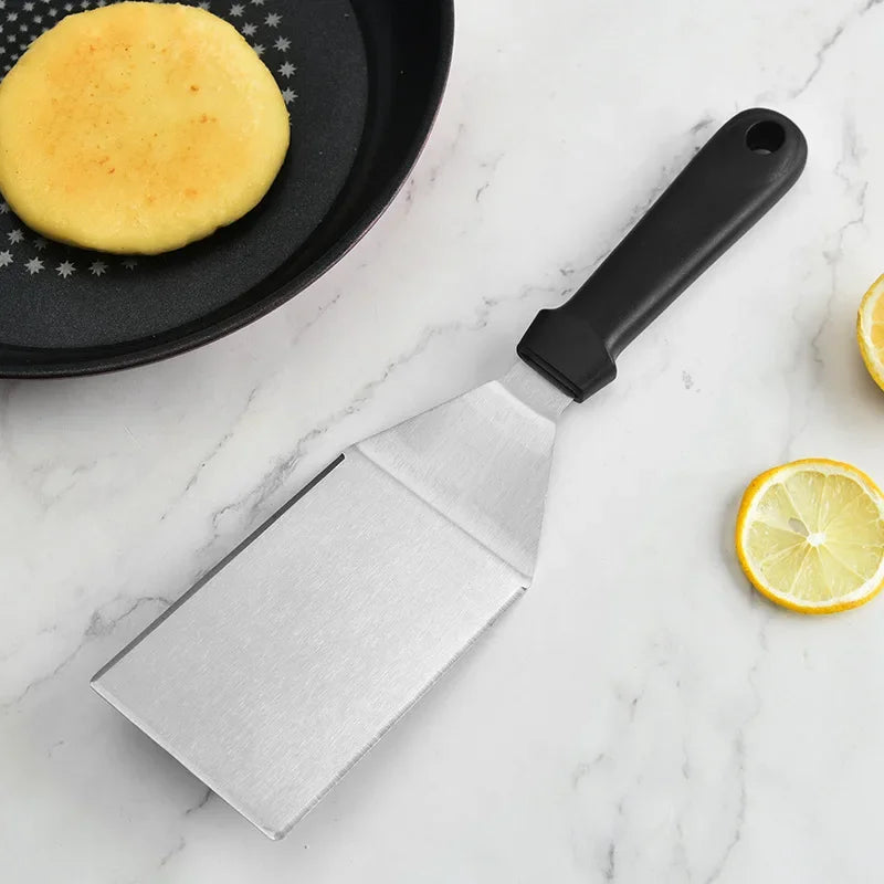Griddle Accessory Kit Professional Grill Spatula Scraper Flipper Stainless Steel Flat Top Grill Kitchen Accessories Fried Steak