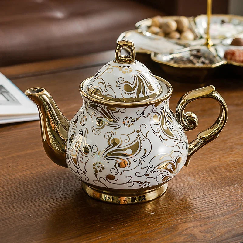 Nordic Elegance Ceramics Water Jug: High-Temperature Fired Pitcher, Sleek Spout Bottle, Delicate Handle Carafe, Premium Jug