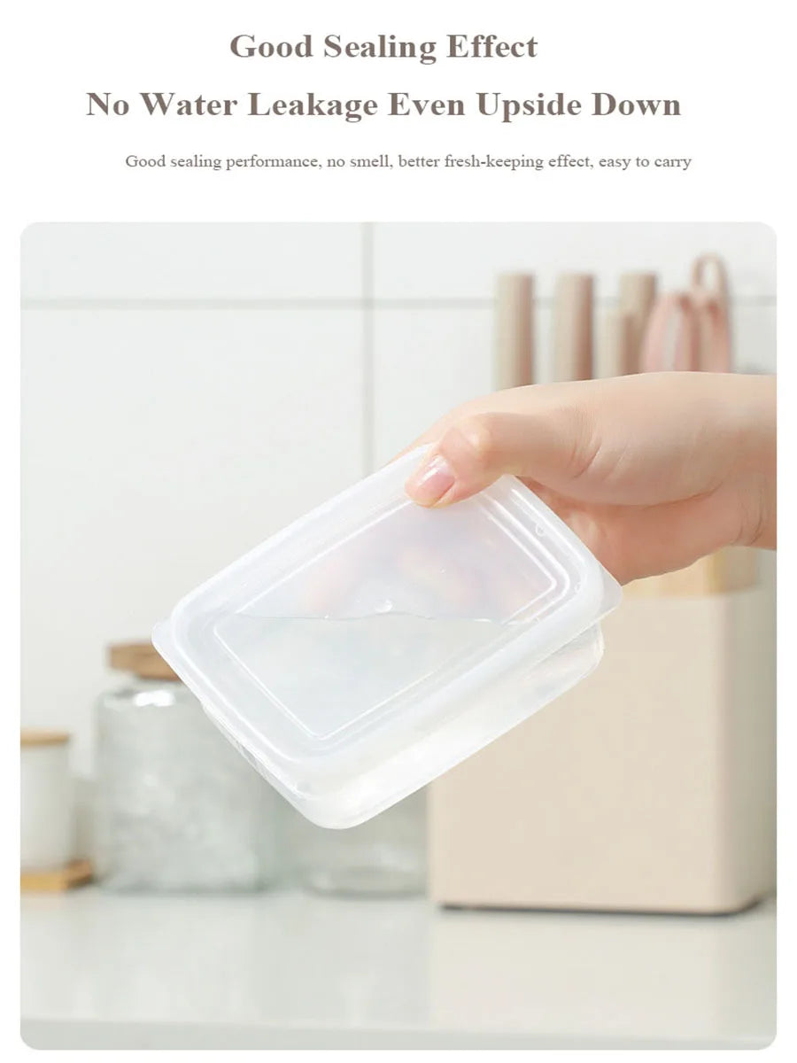 1pcs Refrigerator Food Sealed Crisper Containers Fridge Vegetable Meat Fruit Container Kitchen Storage Fresh Box Organizer