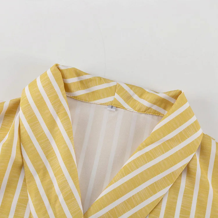 Print Long Lace-up Maxi Dress Spring Summer Nightgown Long Sleeve Kimono For Women Bathrobe Gown Sexy Home Robe Loungewear 2023